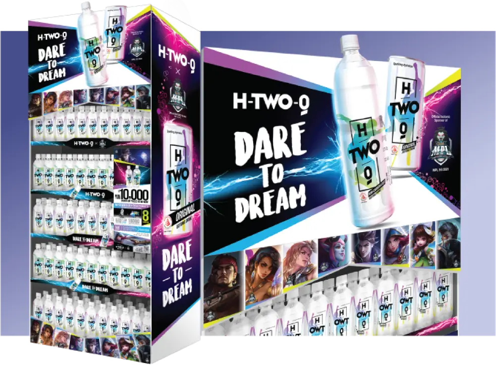 H-TWO-O omnichannel campaign creative, 1 of 7